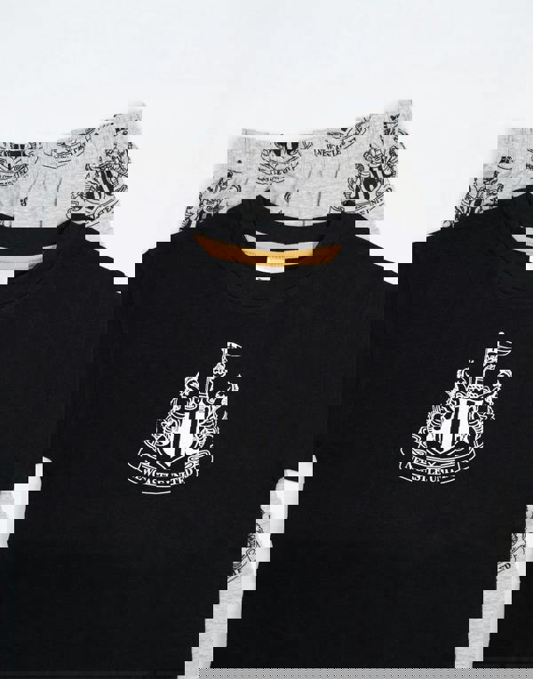 Newcastle United Boys Multicoloured Logo Short Sleeve Long Leg Pyjama Set