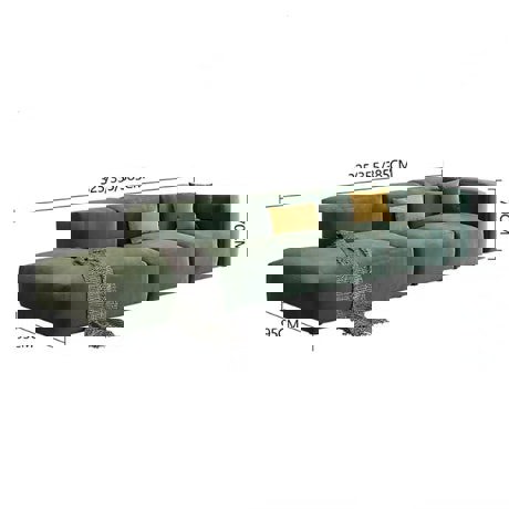 Harriet Three Seater, Four Seater Sofa, Velvet-Rit Concept-Four Seater 325cm-Rit Concept