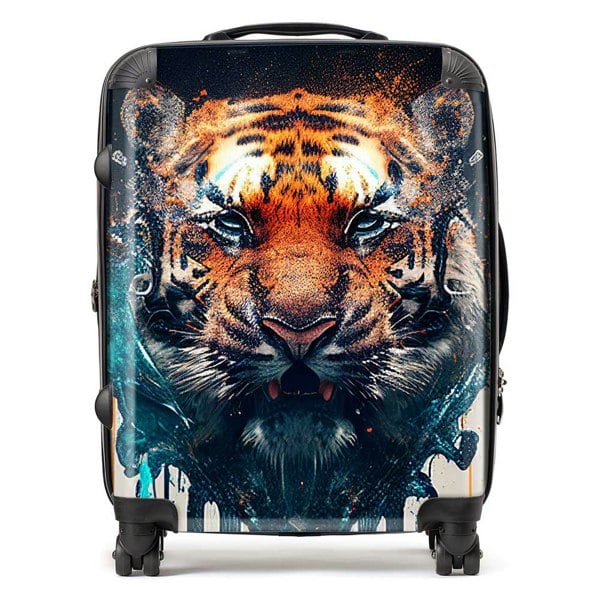 Warren Reed Tiger Face Splashart Suitcase