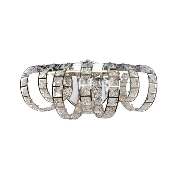 Pagazzi Lighting Shakira Polished Chrome & Crystal LED Wall Light