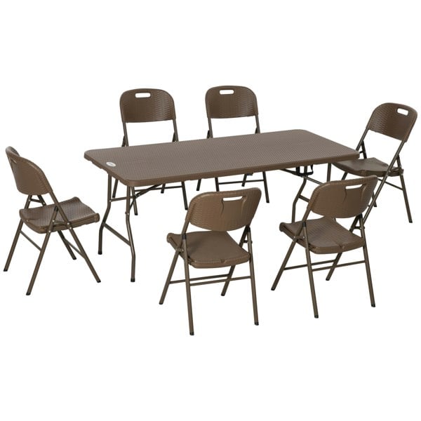 Resin Rattan Dining Set