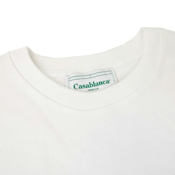 Casablanca 3D Printed Oversized T-Shirt Casa Racing White