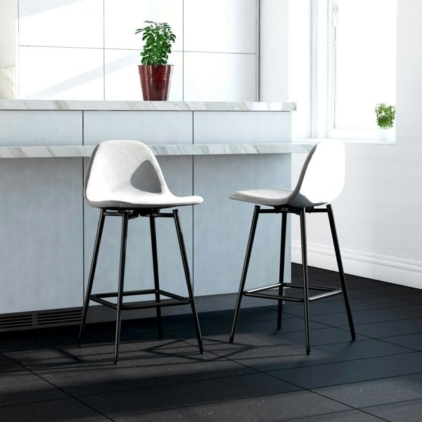 Dorel Home Calvin Counter Stool in PU Camel