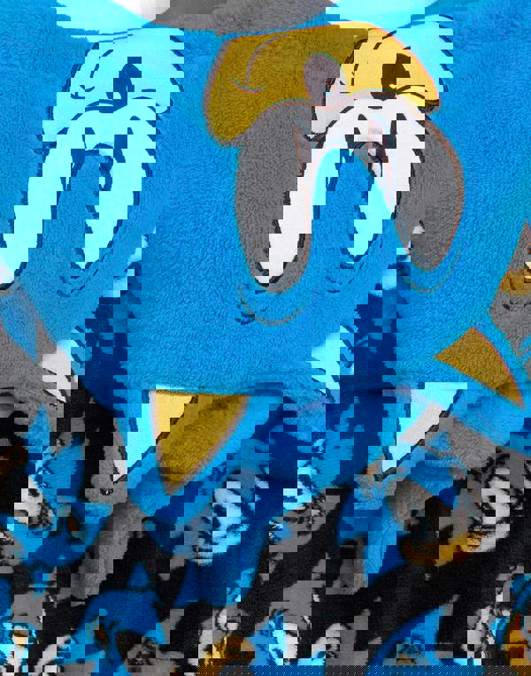 Sonic the Hedgehog Boys Blue Sonic Bathrobe
