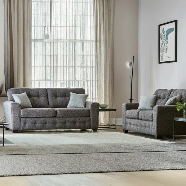 Furnishings For Less Hartley Fullback Tufted Sofa Suite