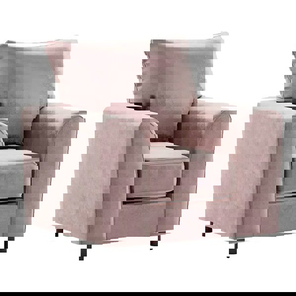 Furnishings For Less Brooklyn Full Foam Plush Velvet Armchair