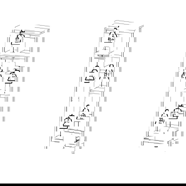 Furniture To Go Barcelona Wardrobe with 1 door + 1 mirror door + 2 drawers Matt Black