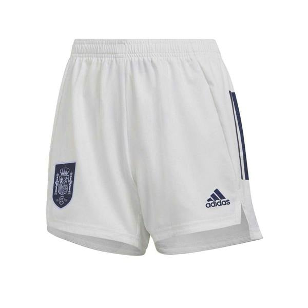 Adidas Womens/Ladies Spain Spanish Flag Football Shorts - White - 