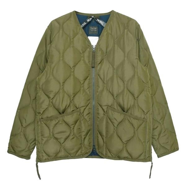 TAION Military V Neck Ripstop Down Jacket