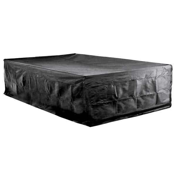 ezbreathe large all in one patio set cover in black