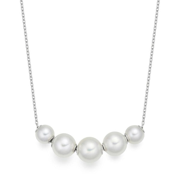 Mikimoto Pearls in Motion necklace with a graduation of Akoya cultured pearls