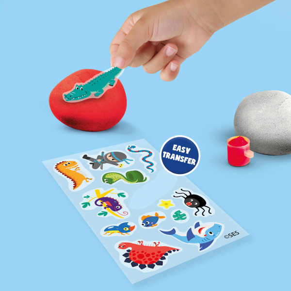 SES Creative Rub-on rock painting