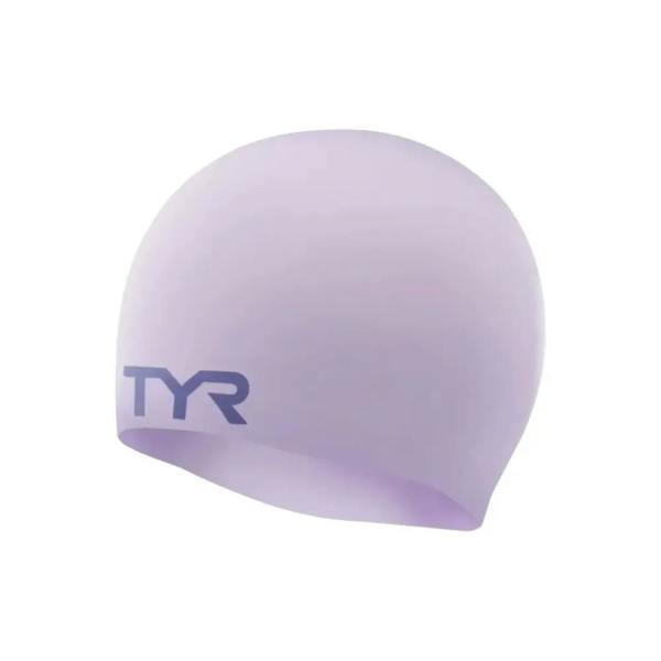 Tyr wrinkle free silicone swim cap with logo design