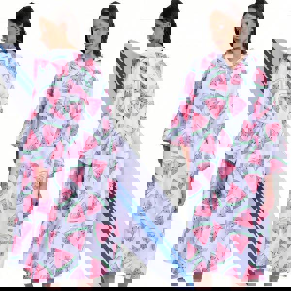 Leaper Zippered Sleeved Adult Hooded Cloak Bath Towel