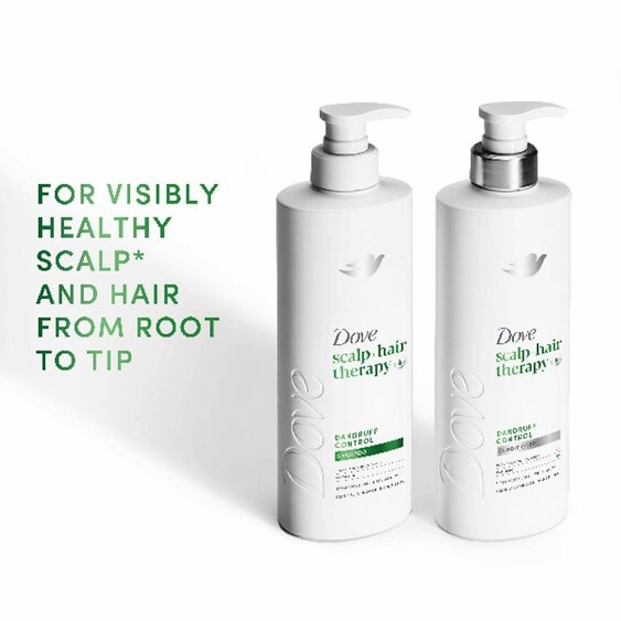 Dove Scalp + Hair Therapy Dandruff Control Shampoo & Conditioner 400ml, 6 Pack