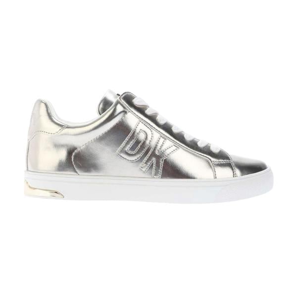 DKNY Womens/Ladies Abeni Leather Lace Up Trainers - Champagne - 