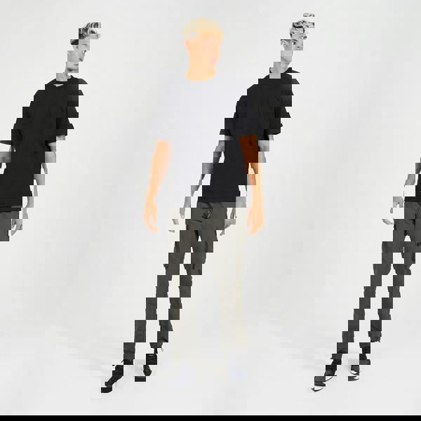 Brave Soul Khaki Elasticated Waist Cargo Style Trousers - Khaki Image 3