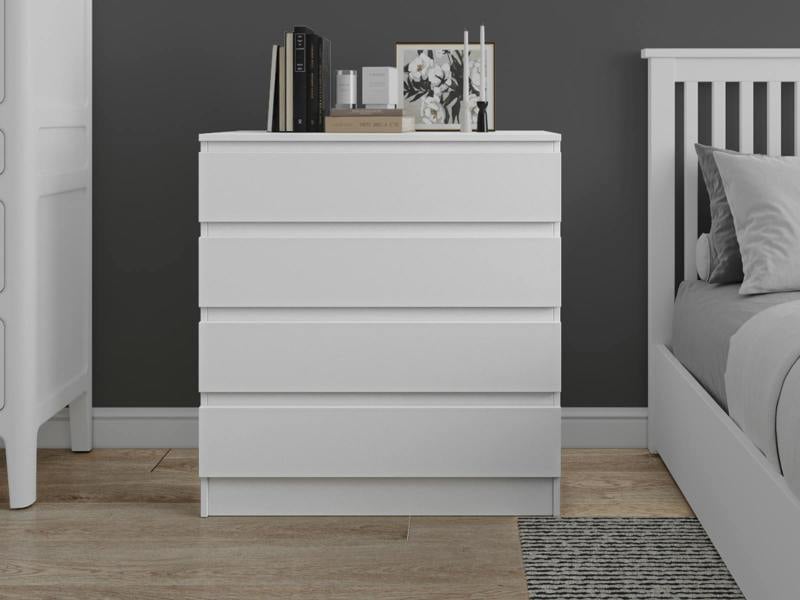 Toivo Chest Of 4 Drawers White