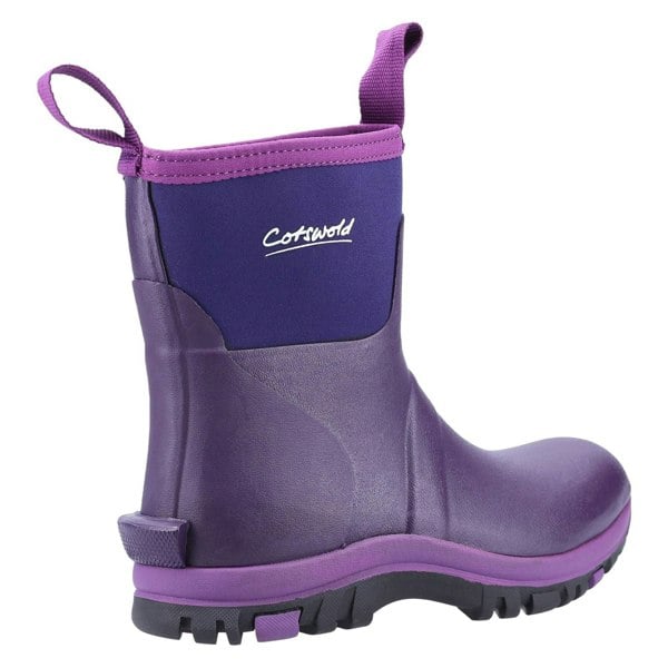 Cotswold Blaze TPR+Neoprene Women's Purple Wellington Boots