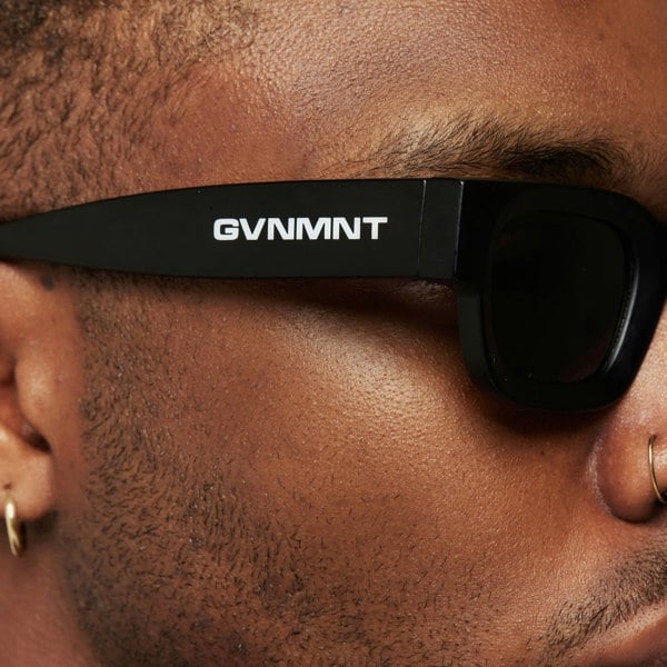 GVNMNT Clothing Co Conflict Sunglasses - Black / Emerald