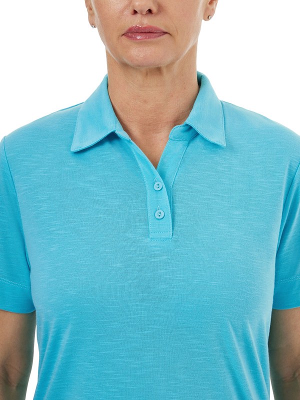 PennyPlain Polo T-shirt - Lagoon