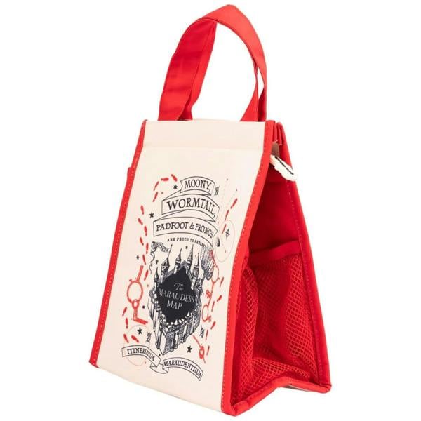 Grupo Eric Marauders Map Harry Potter Lunch Bag Red and Beige