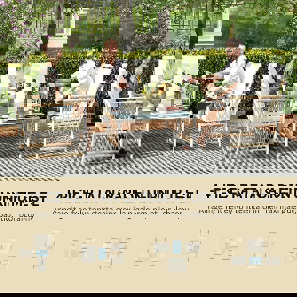 Rattan Sofa Set