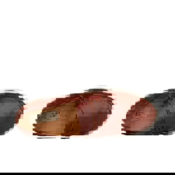 Embassy London Walter - Brown - Men's white sole Summer Loafer in brown soft leather