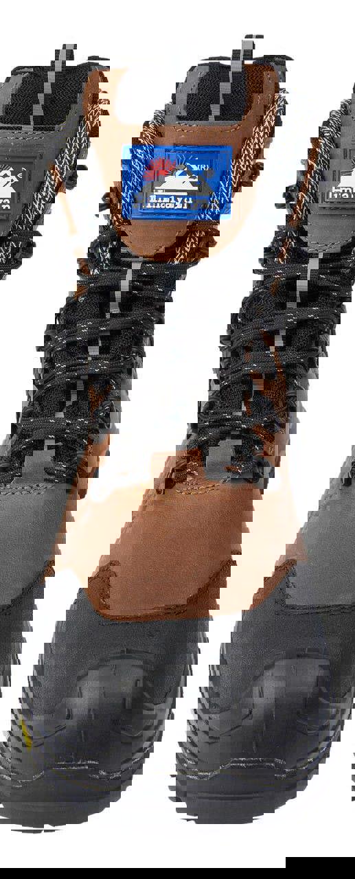 Himalayan Mens 6" Vibram Side-Zip Safety Non-Metallic Ankle Boots