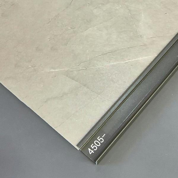 ENER-J Aluminium Embedded Skirting Trims (2.2 cms height) for 4mm SPC Wall Panels, White Size: 25 x 10 x 3000 mm (Pack of 2)