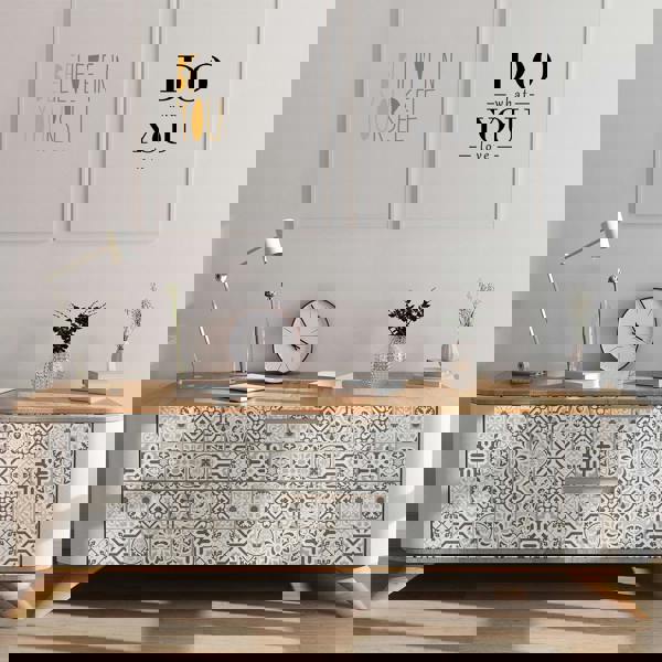 WT1581 - Novi Light Grey Cement Azulejo Wall Tile Sticker Set - 15 x 15 cm (6 x 6 in) - 24 pcs