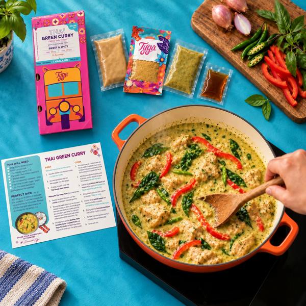 Tyga Foods Green Thai Curry