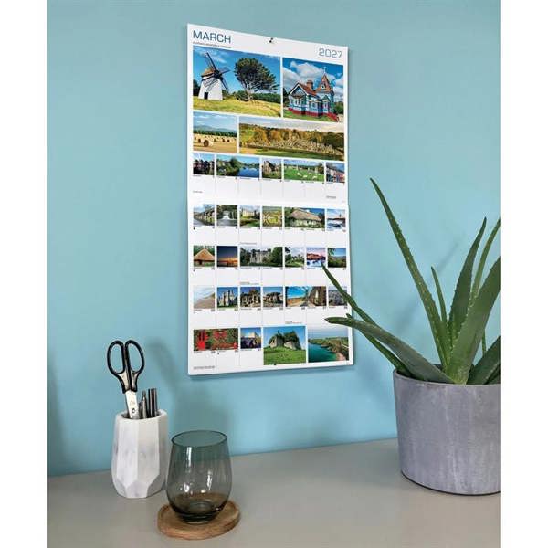 Around Ireland Calendar 2027, Wall Calendars, Month To View, Travel, Gift