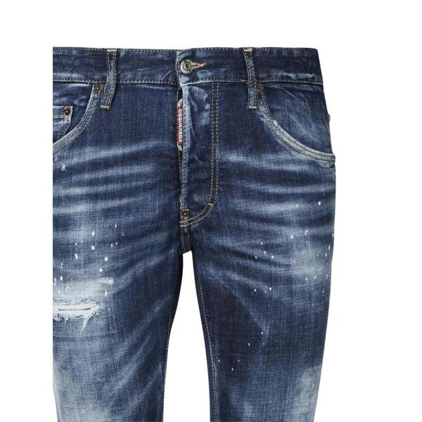 DSQUARED2 Skater Jean In Distressed Denim Jeans W32