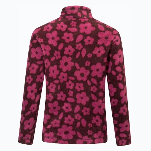 Regatta Great Outdoors Kids Hot Shot II Half Zip Fleece Top - Fig/Violet