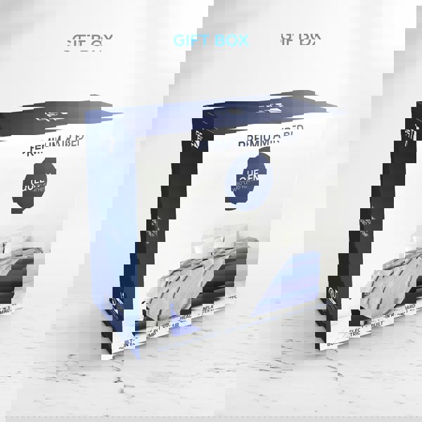 Get Fit Blow Up Air Bed With Built In Electric Pump - Headboard & Free Inflatable Pillow - King