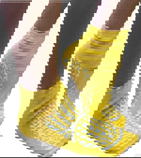 Aidapt Patient Slipper Socks Yellow L