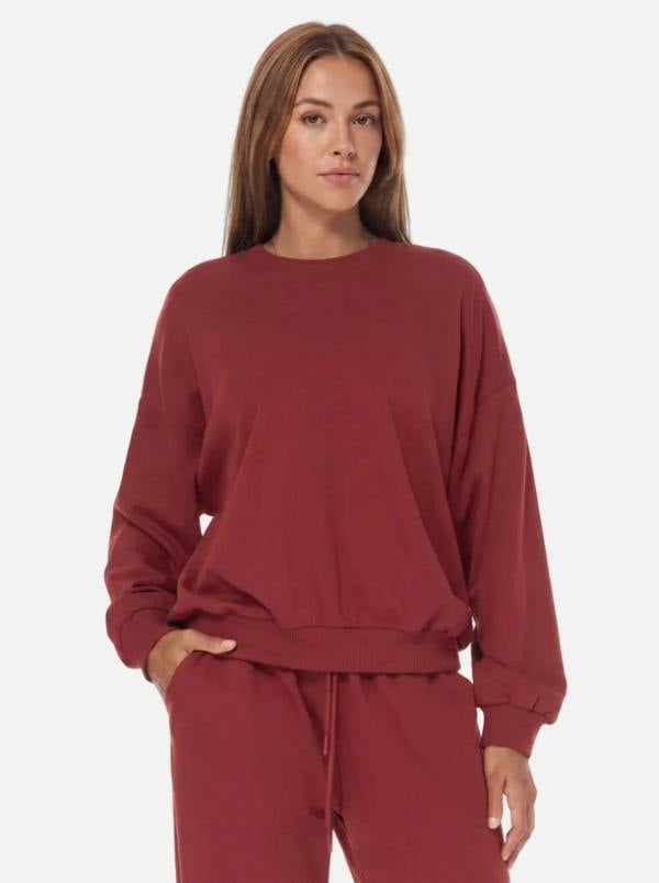 Anniou Relaxed Fit Crewneck Sweatshirt