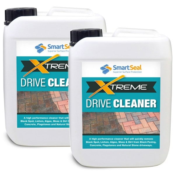 Smartseal Drive Cleaner Xtreme Removal of Moss, Algae, Black Spots & Grime - 10 Litres (2 x 5L)