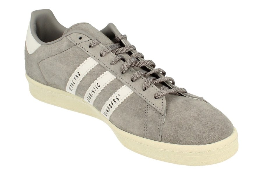 Adidas Originals Campus Human Made Mens Trainers  FY0733 - Light Onix White Fy0733 - Photo 3