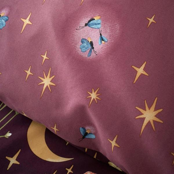 Enchanted Twilight Plum Duvet Cover Set