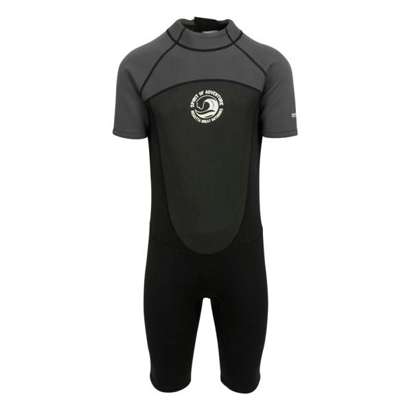 Regatta Mens Shorty Wetsuit - Black/Dark Grey/White