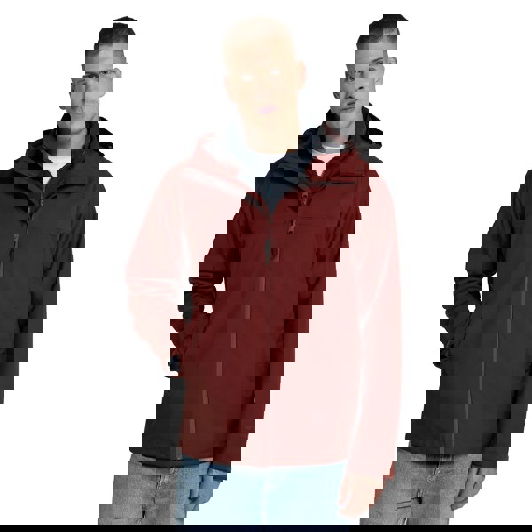 Animal Mens Elements Waterproof Jacket - Dark Red