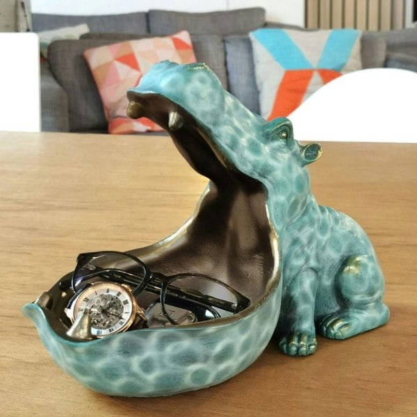 Hungry Hippo Desk Tidy – Quirky Storage for Keys, Pens and Chaos