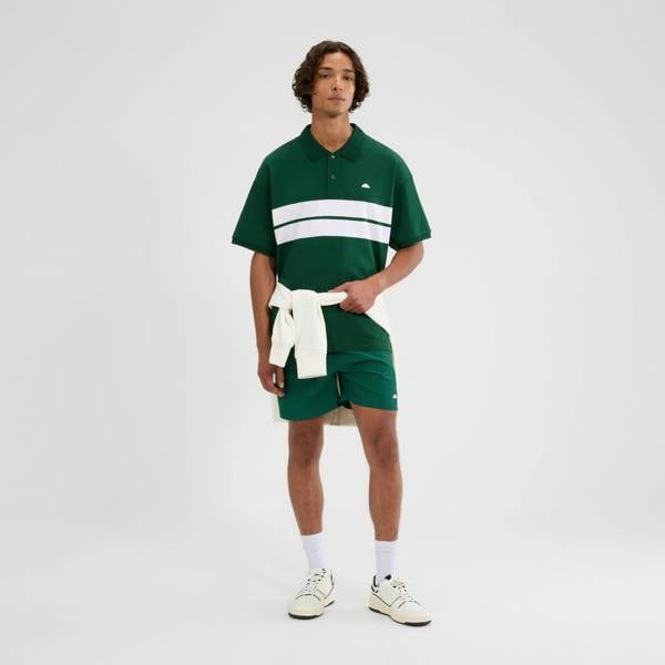 Ellesse Mens Sbarri Polo Shirt - Dark Green - 