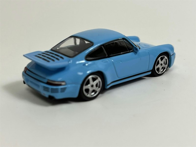 Mini GT RUF CTR Anniversary Bayrisch Himmelblau LHD 1:64 Scale MGT00562L