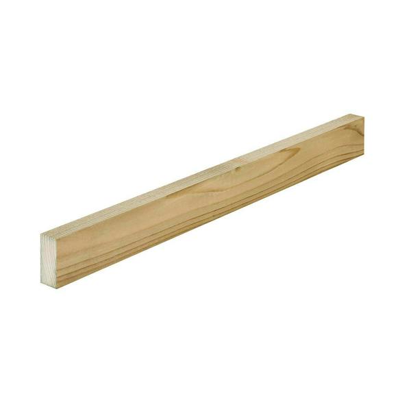 Snowdon Timber Rough Sawn Treated Batten (T) 25mm (W) 50mm (L) 2.4m - Pack of 6