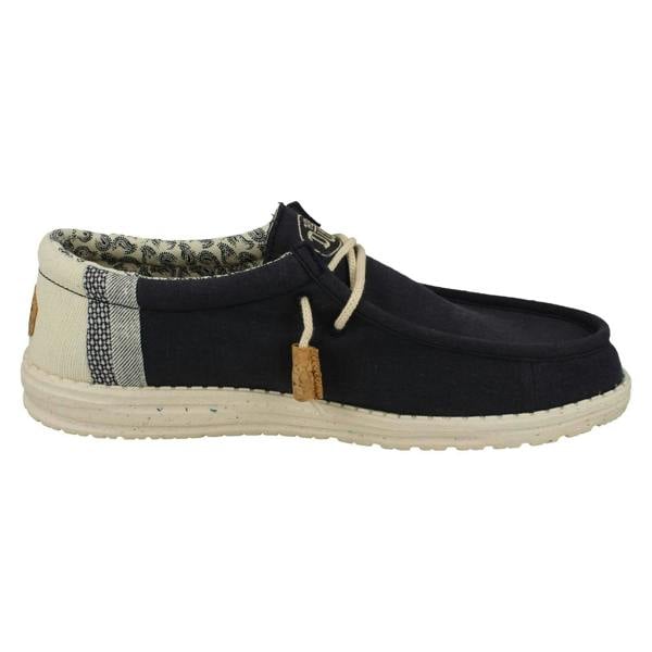 HEYDUDE Mens Hey Dude Deck Shoes Wally Break Stitch