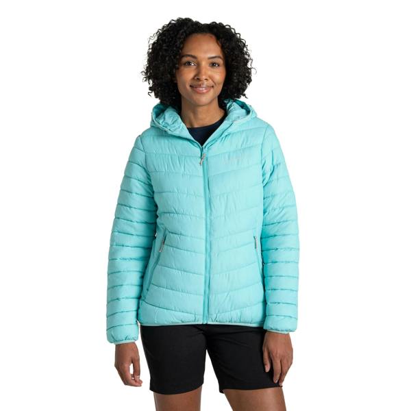 Craghoppers Womens/Ladies Compresslite IX Insulated Hooded Jacket - Aqua Sky - 