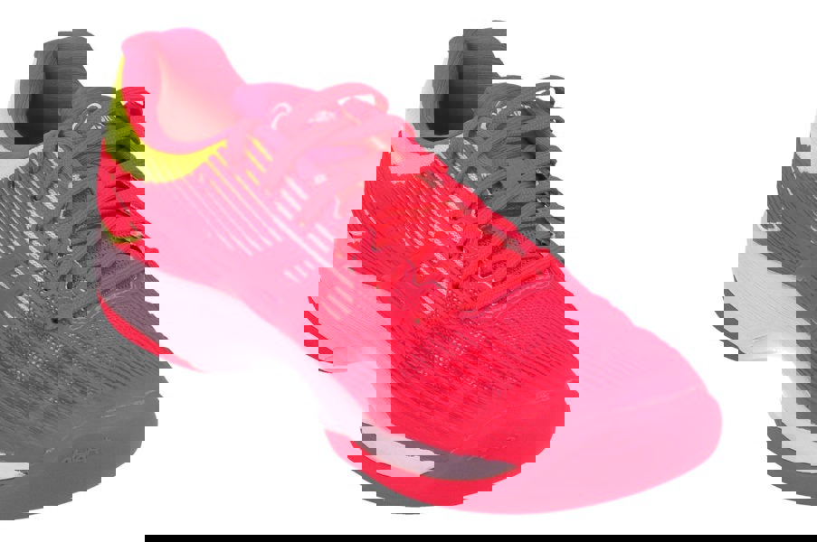 Asics Solution Speed Ff Indoor Womens Tennis Shoes 1042A094 Sneakers Trainers  702 - Laser Pink White 702 - Photo 3